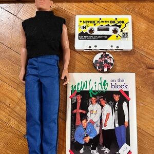 Vintage New Kids On The Block Jonathan Doll with Cassette and Booklet
